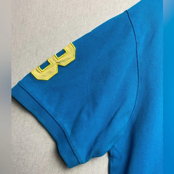 U.S Polo  Assn. Large Embroidered Logo Collar shirt Sz M - Picture 8 of 13